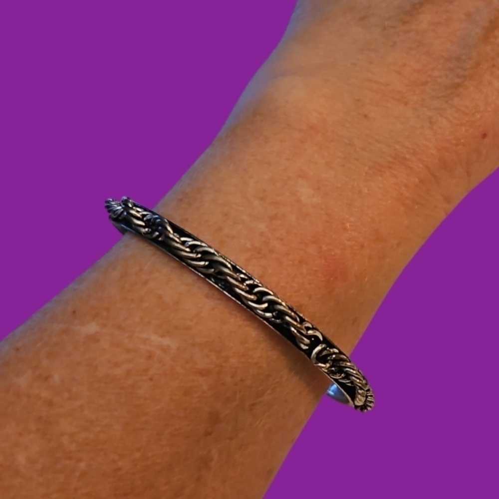 3/$30 Vintage Chain Thin Bangle Bracelet